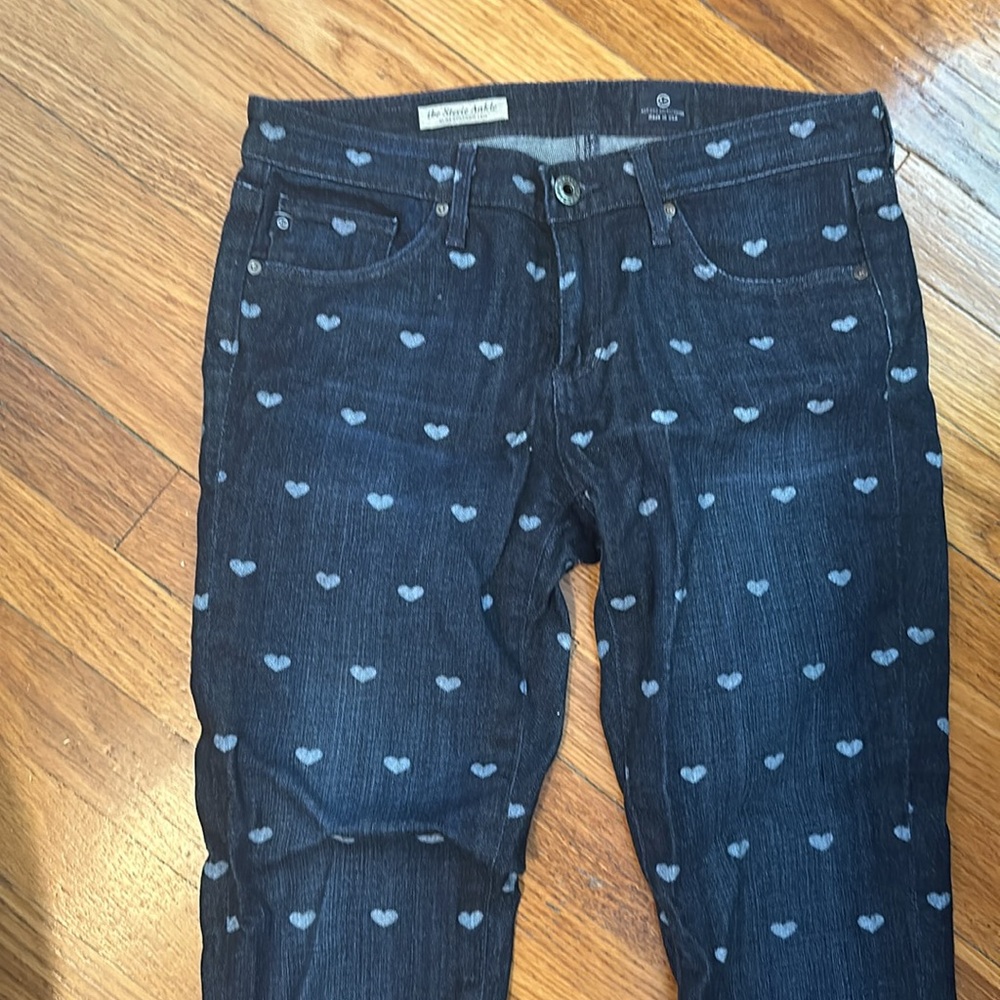 Valentine’s Day jeans! AG Adriano Goldschmied for Anthropologie straight leg